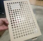 Perforated aluminum panel