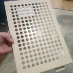 Perforated aluminum panel
